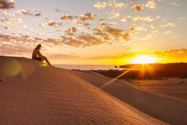 Sunset over the Dunes